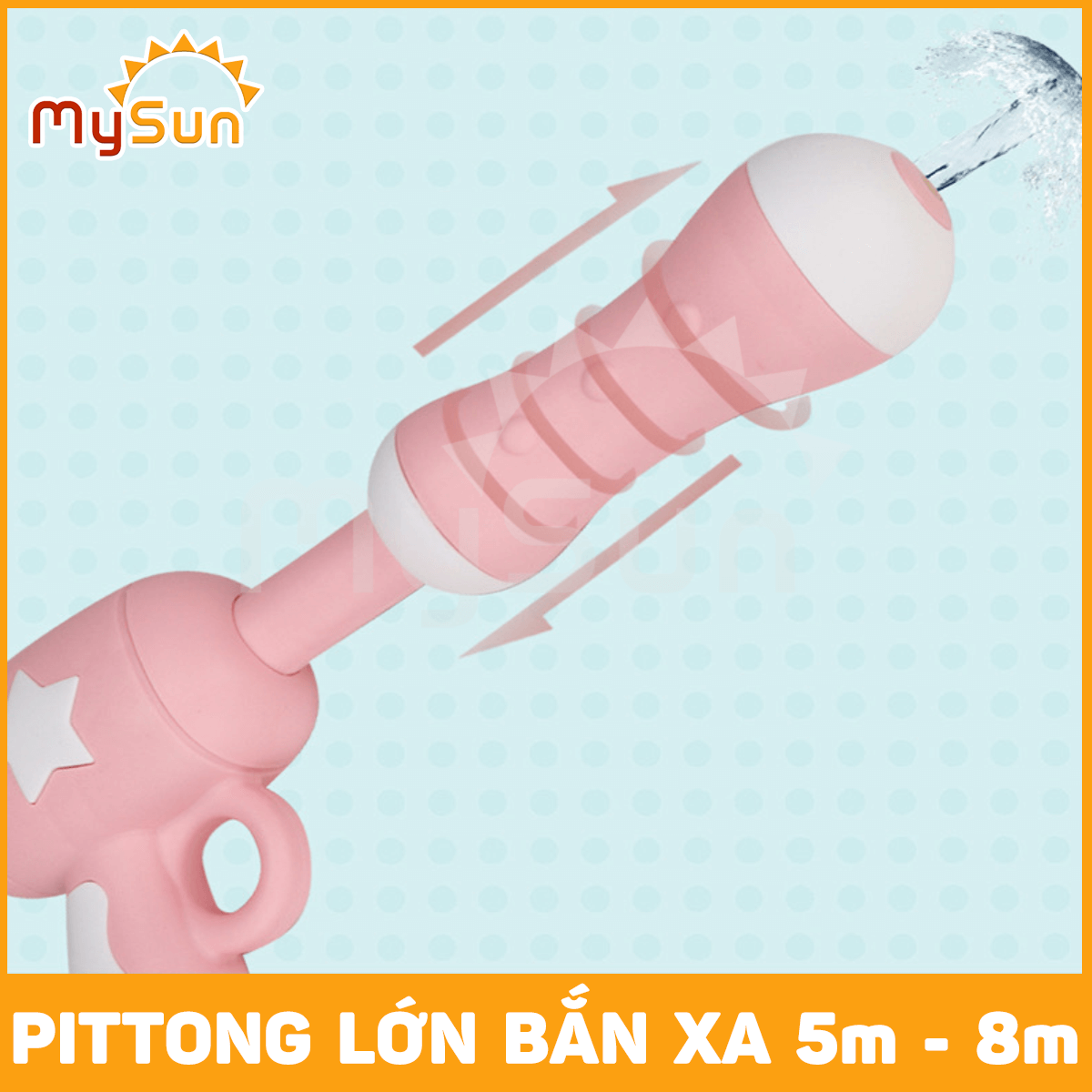 Balo súng phun bắn nước đồ chơi trẻ em áp lực cao, cỡ lớn to giá rẻ cho bé