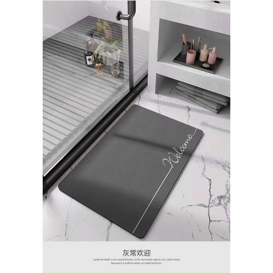 Thảm chân phòng tắm silicon Thấm nước trong 2 giây