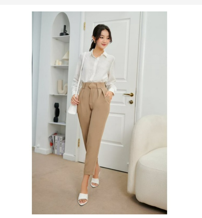 OLV - Áo White Button Blouse