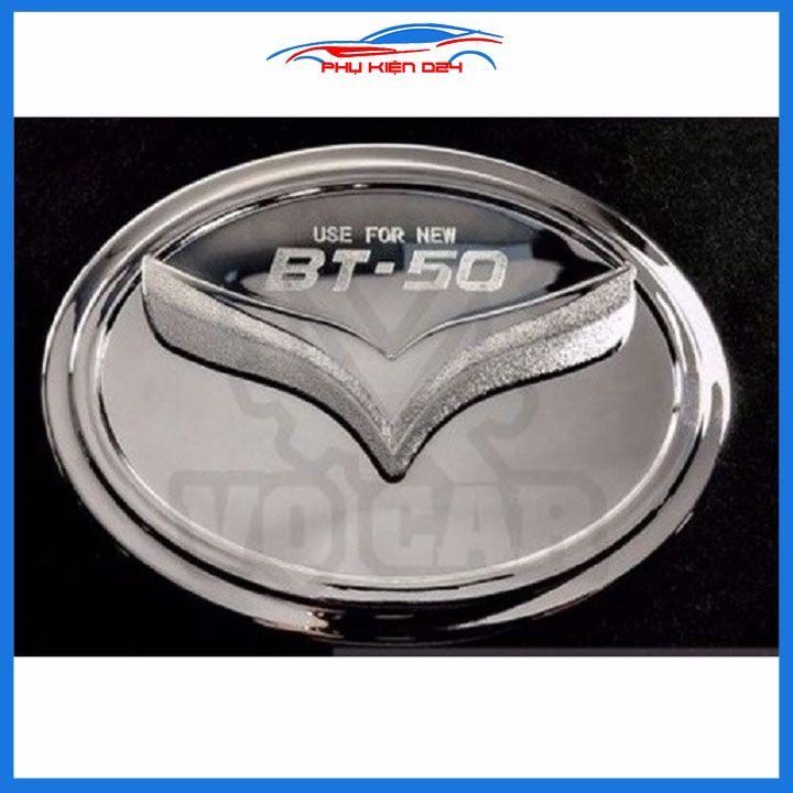 Ốp nắp bình xăng Bt50 2015-2016-2017-2018-2019 mạ crom chống trầy trang trí ô tô