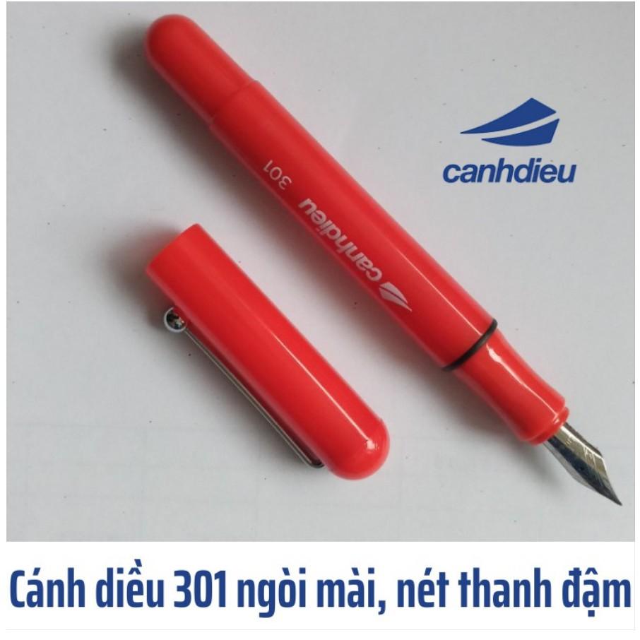 Bút Cánh Diều CD 301 - Bút máy ngòi mài nét thanh đậm luyện chữ đẹp