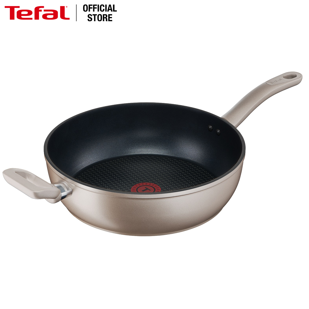 Chảo chiên chống dính đáy từ sâu lòng Tefal Sensations H9109014 28cm - Hàng chính hãng