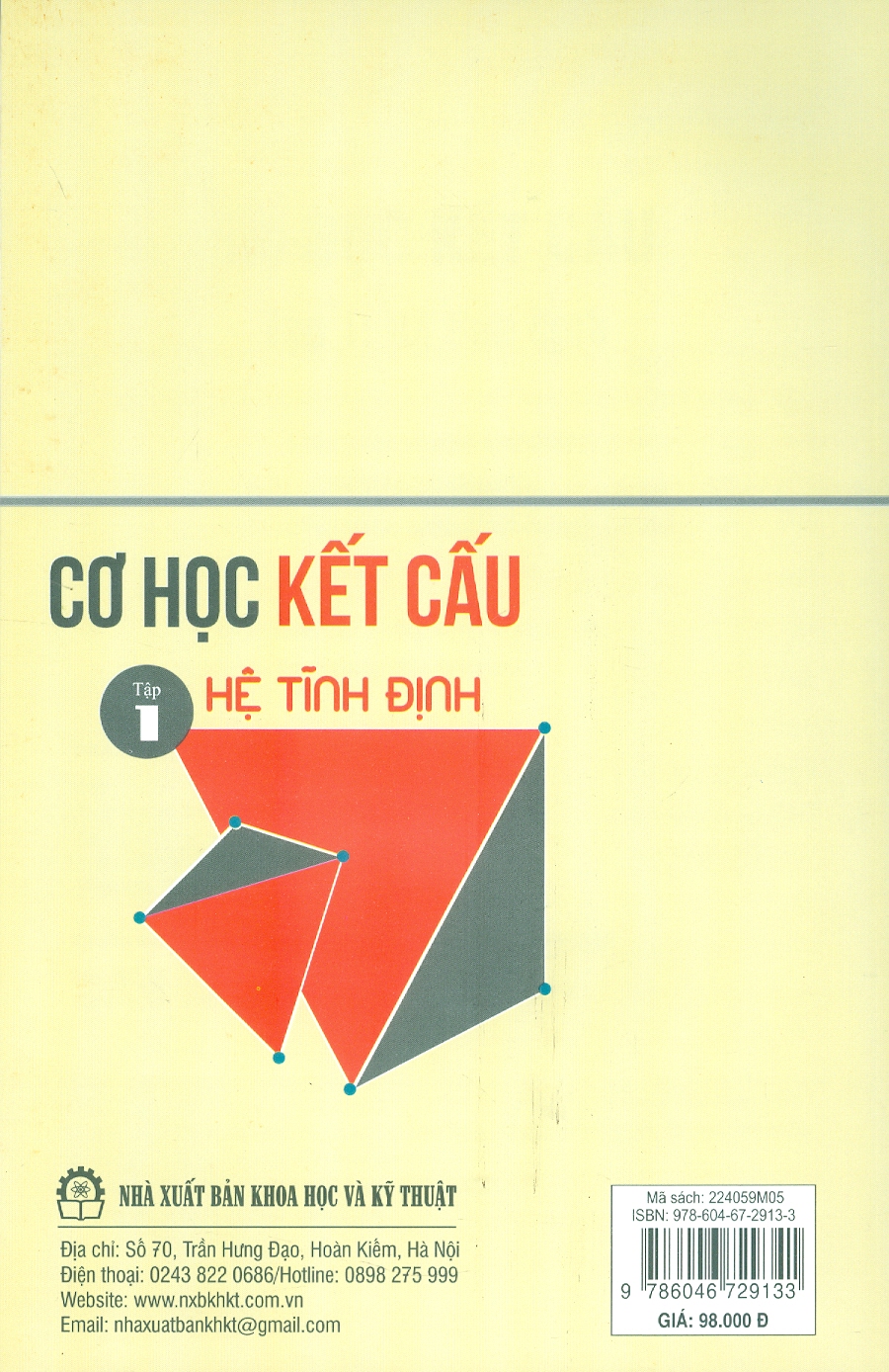 Cơ Học Kết Cấu - Tập 1: Hệ Tĩnh Định (Tái bản 2024)
