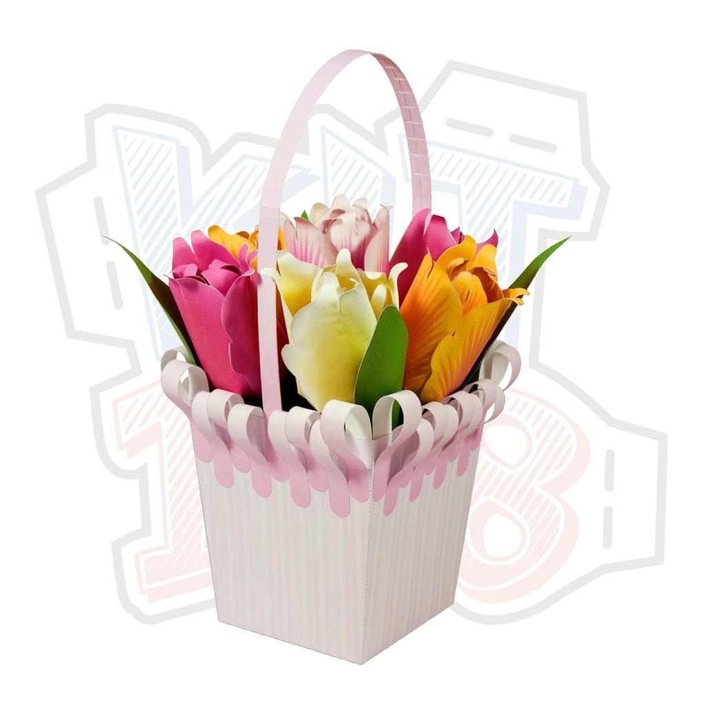 Mô hình giấy Cây Cảnh Bouquet (tulips)