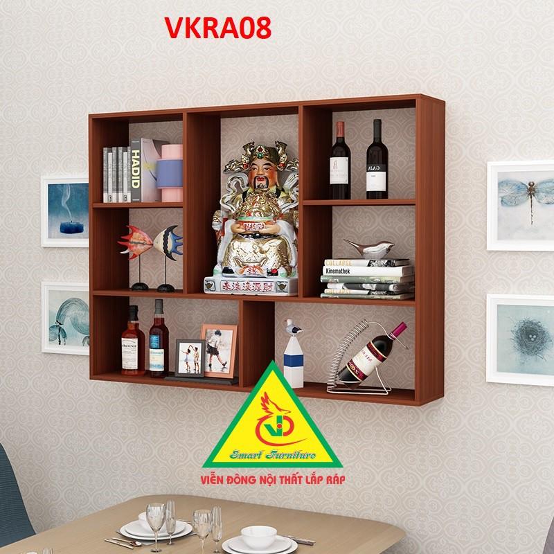 Kệ rượu trang trí treo tường VKRA08A - Nội thất lắp ráp