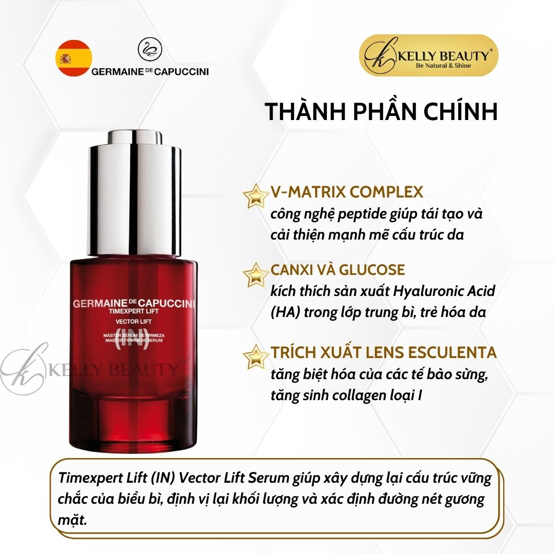 Huyết Thanh Nâng Cơ Trẻ Hóa Da GERMAINE TIMEXPERT LIFT Vector Lift Serum | Kelly Beauty