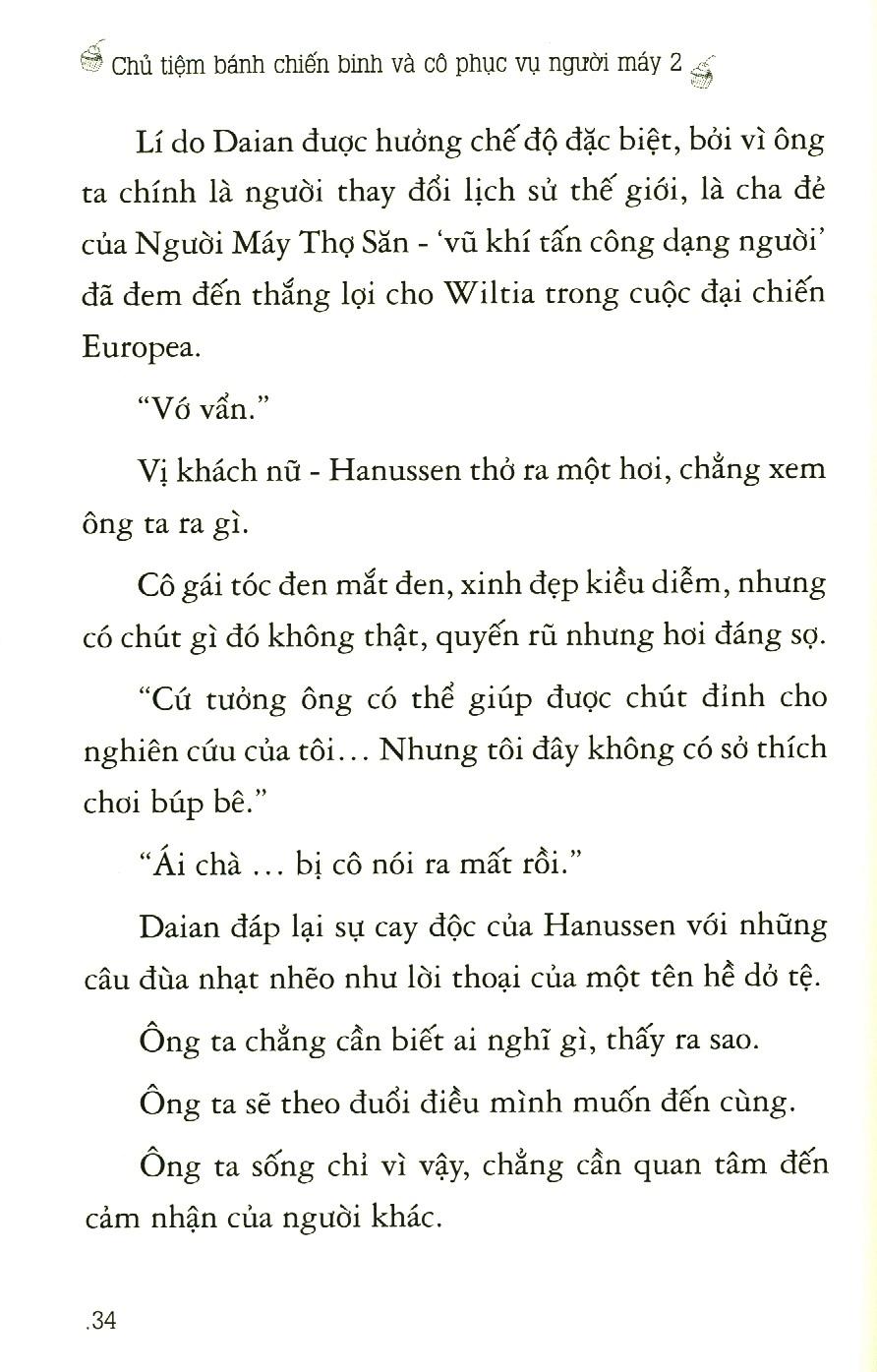 Chủ Tiệm Bánh Chiến Binh Và Cô Phục Vụ Người Máy