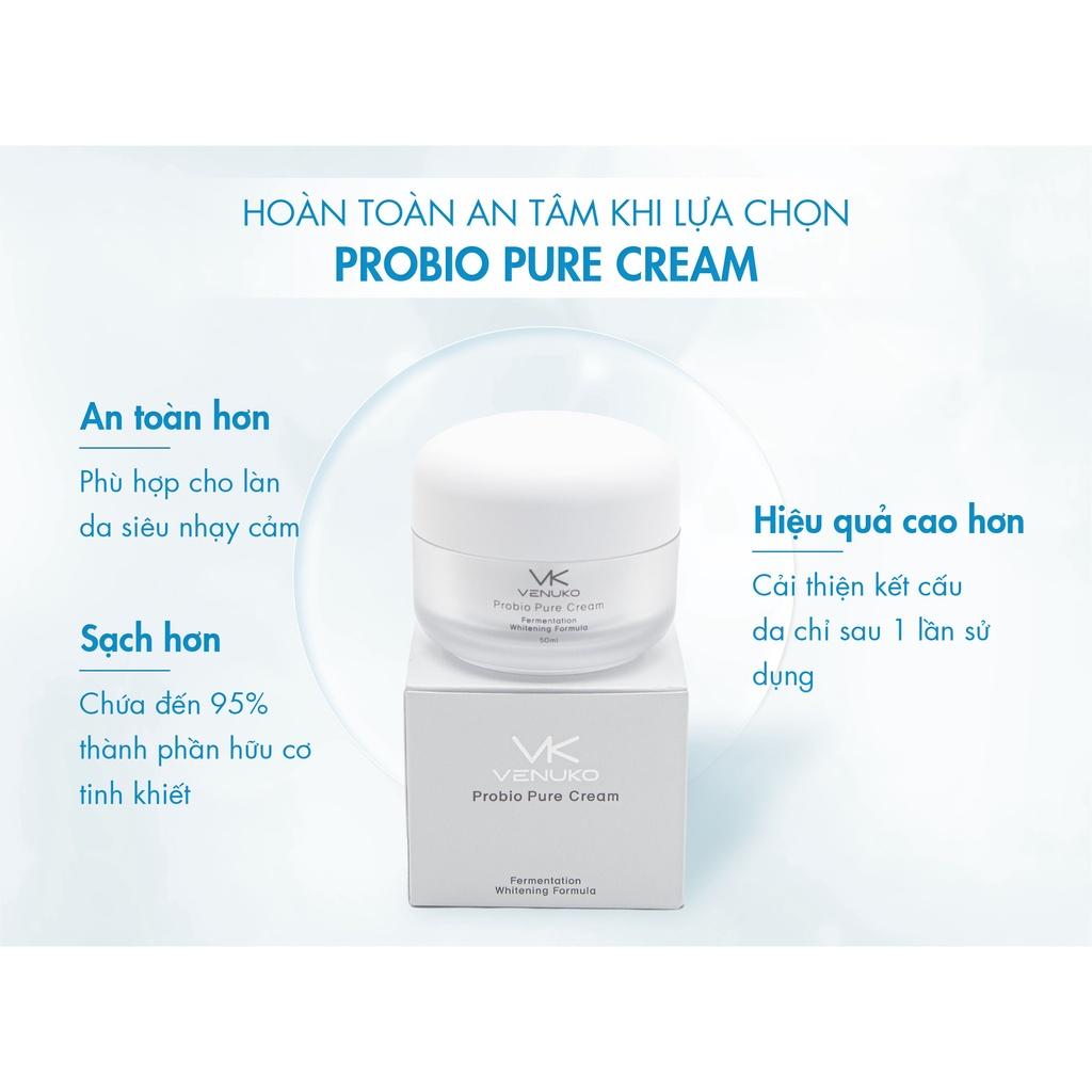 Kem bổ sung dinh dưỡng cho da Venuko Probio Pure Cream 50ml