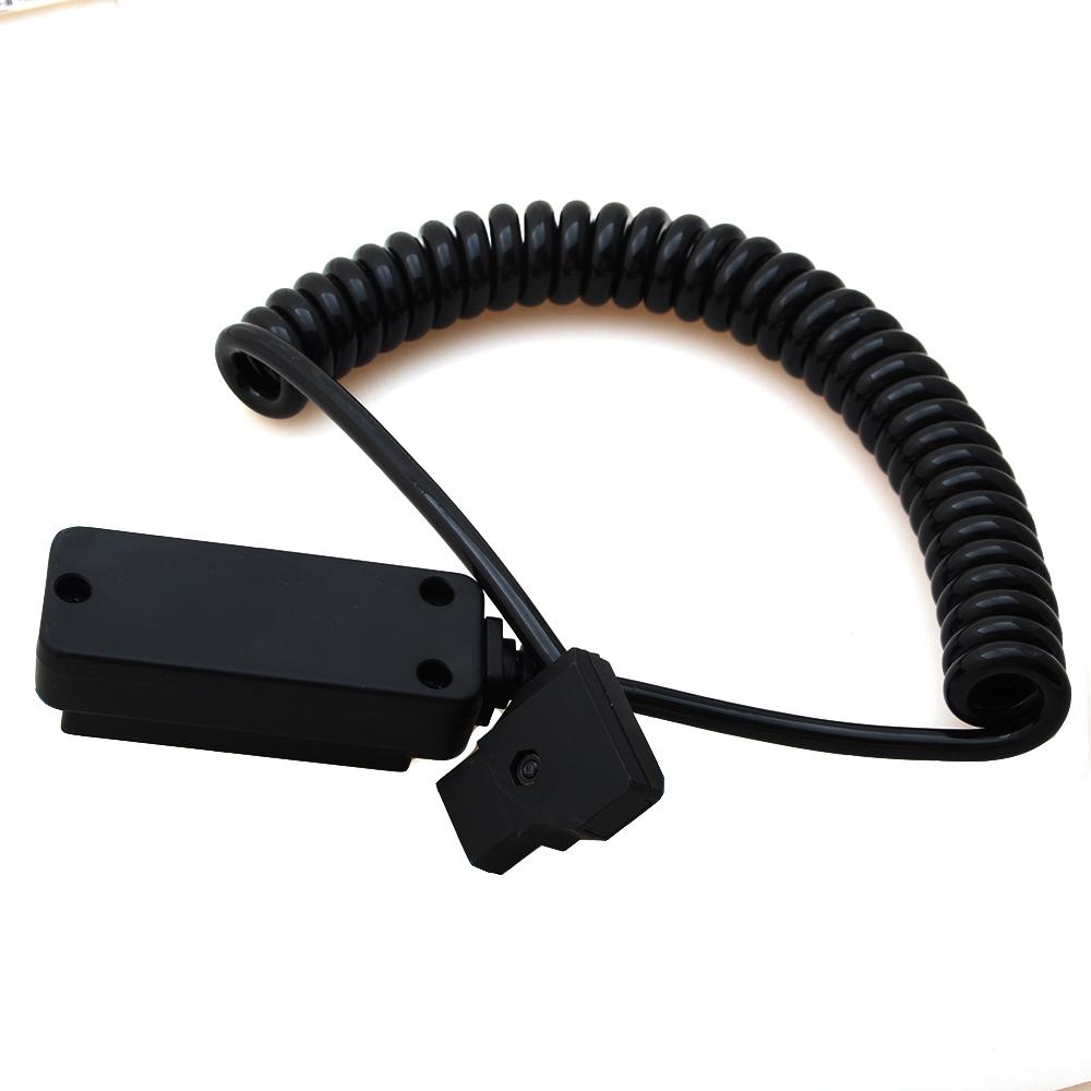 D-Tap Male to 4-Port D-Tap Female Cable Splitter Spring Line for Anton Bauer Battery