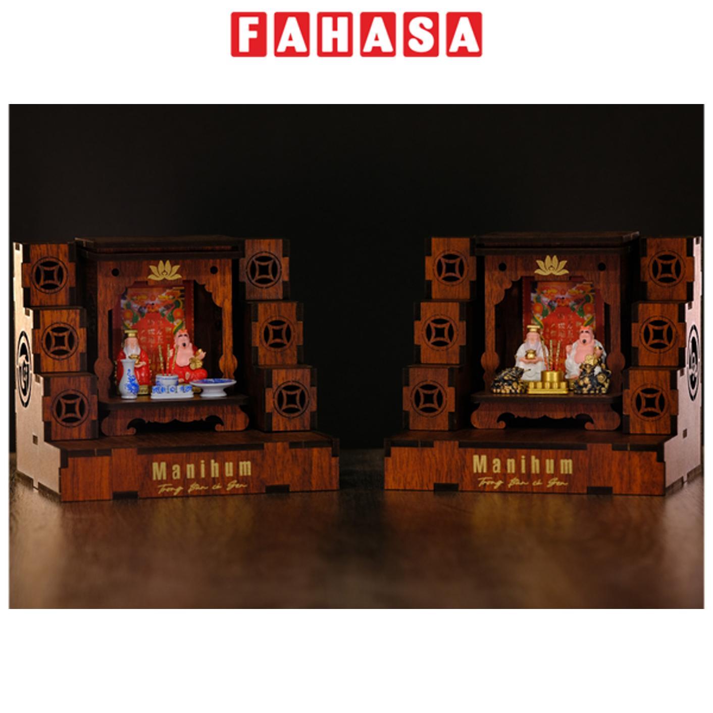 Mô Hình DIY - Bục Gỗ Tam Cấp Đài Tụ Tam Lộc - Manihum BTL-01