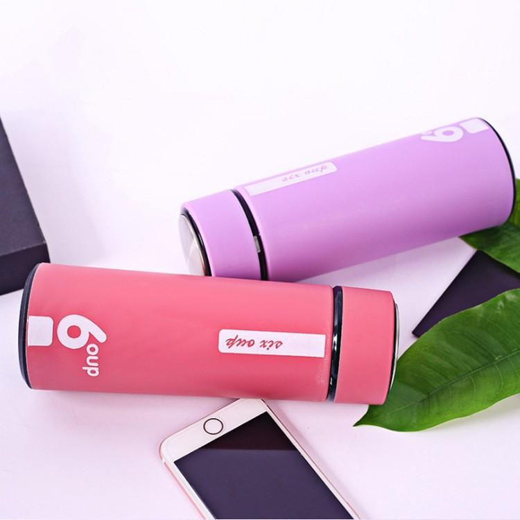 Bình giữ nhiệt lõi thủy tinh 450ml Bình nước siêu tiện Happyhome1977