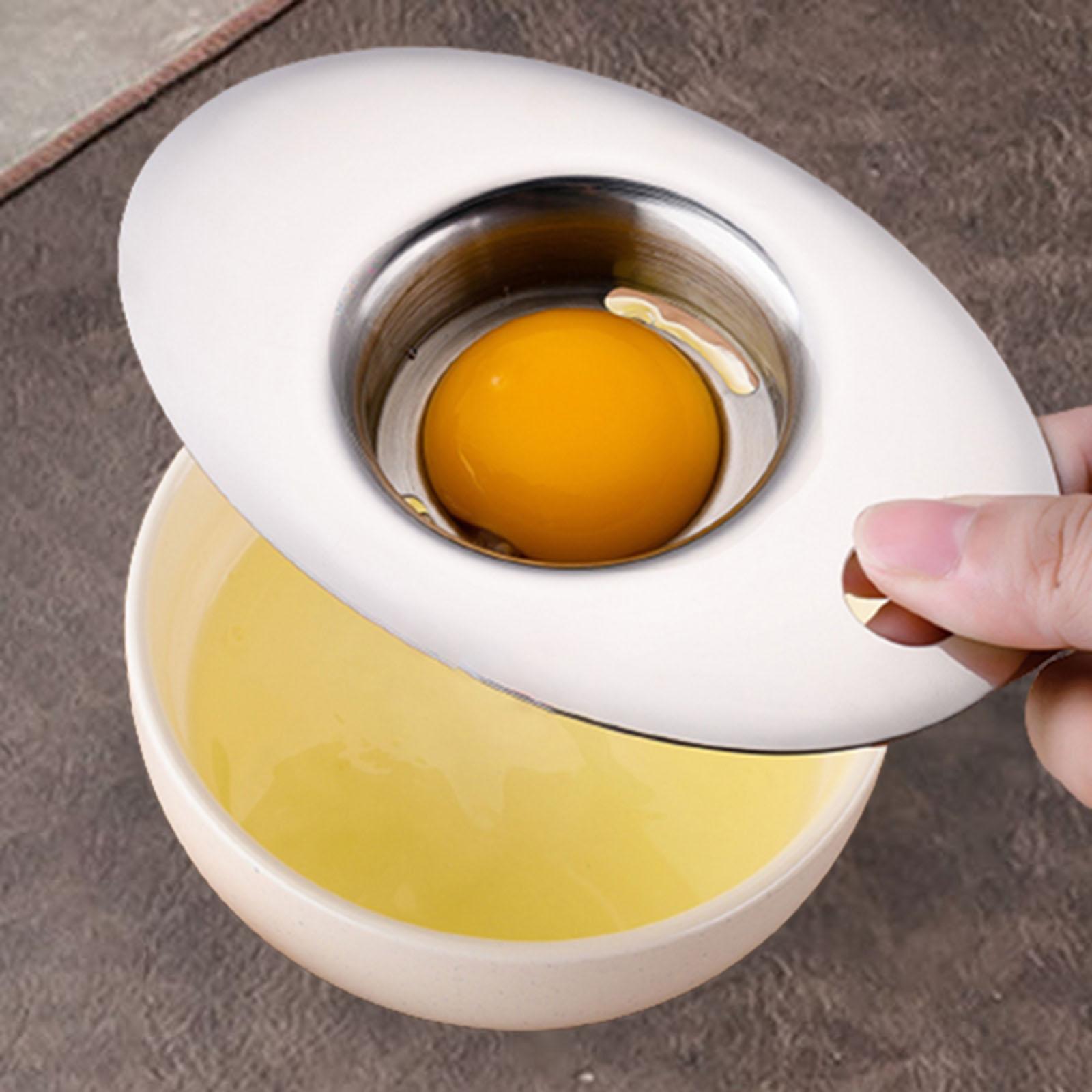 Egg Separator Sturdy Kitchen Gadget Egg White Yolk Sifting Filter for Baking