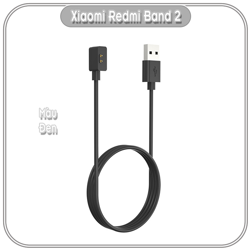 Cáp sạc cho Xiaomi band 8 - 8 Pro - Redmi Watch 4 - Redmi Band 2 60 - 100cm