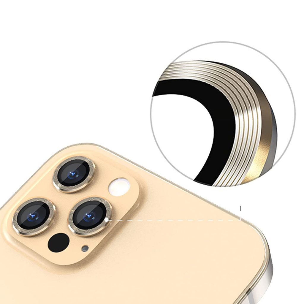 Lens Camera Chống Va Đập Mipow Kingbull Alumium Trong Suốt Viền Màu Iphone 13Pro I 13Promax