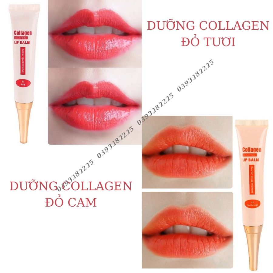 Dưỡng kích màu sau xăm Colagen Lip Balm NU - One siêu mềm, siêu dưỡng môi