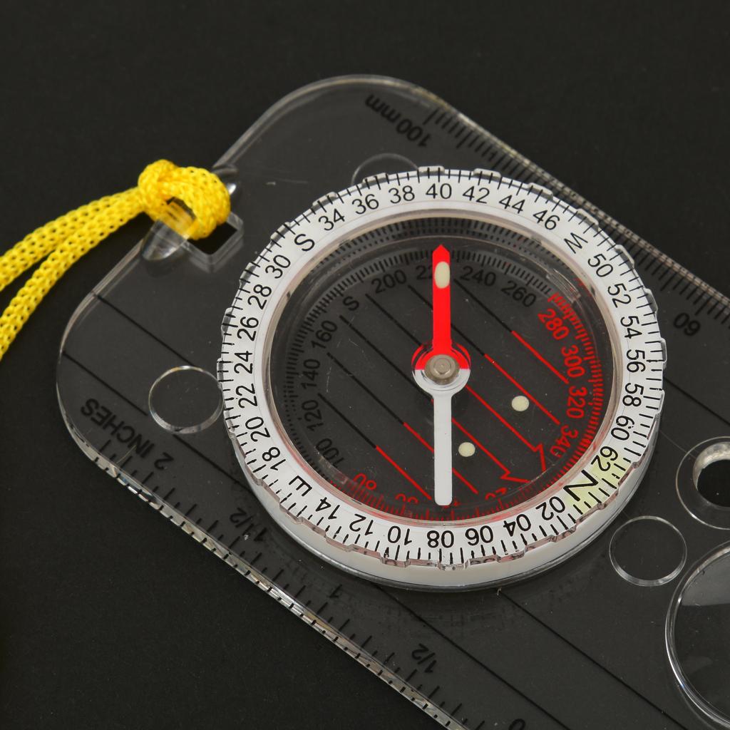 Multi-functional Pocket Compass Set for Hiking Camping Boating Cycling Orienteering