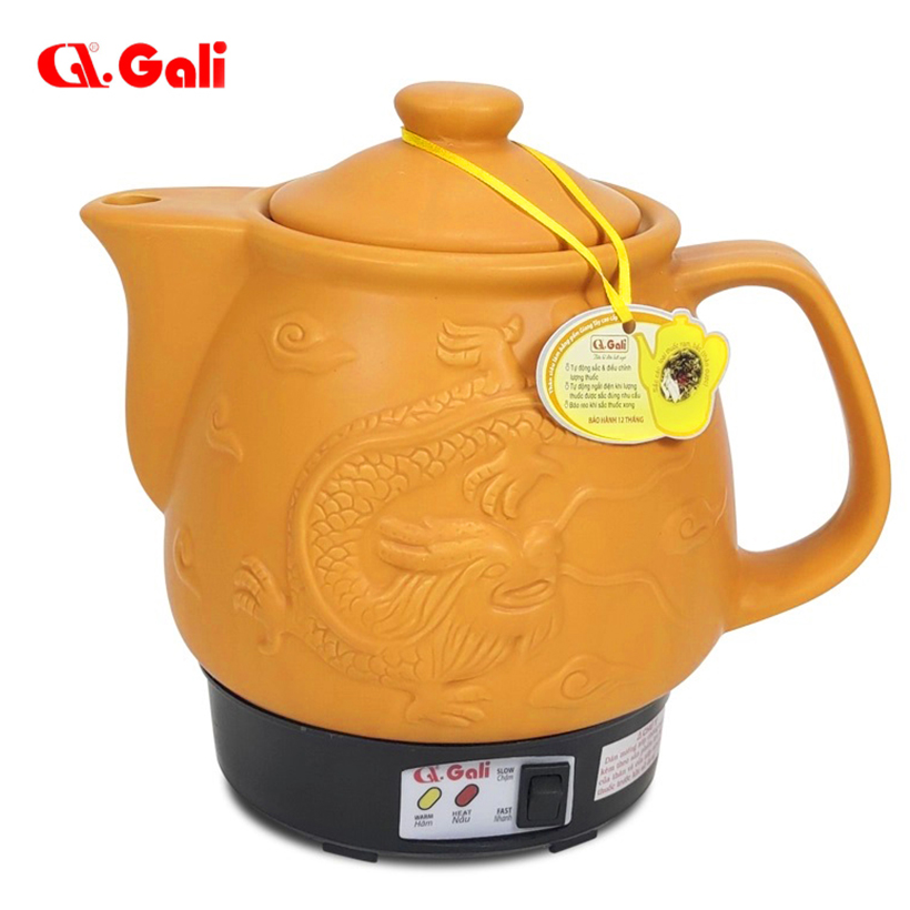 Siêu Sắc Thuốc Gali GL-1802 (3.3 lít) - Nâu Nhạt - Hàng Chính Hãng