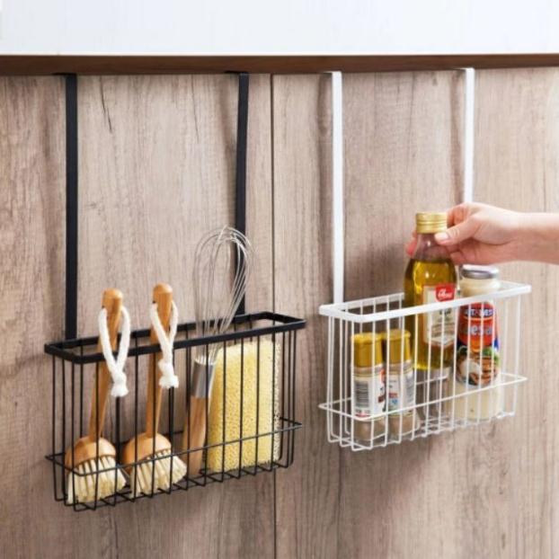 Kệ treo gia vị, để đồ cài cửa thông minh 0552