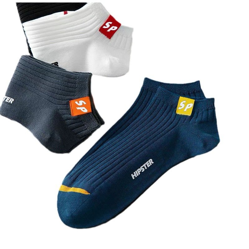 Set 5 đôi Vớ 5 Màu Thấm Hút Mồ Hôi Thoáng Khí Cho Nam và Nữ