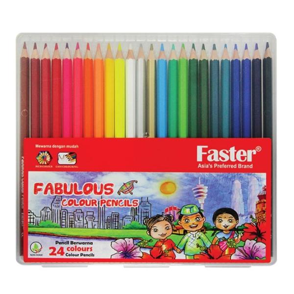 Hộp 24 Bút Chì Màu Fabulous - Faster CP-F-724