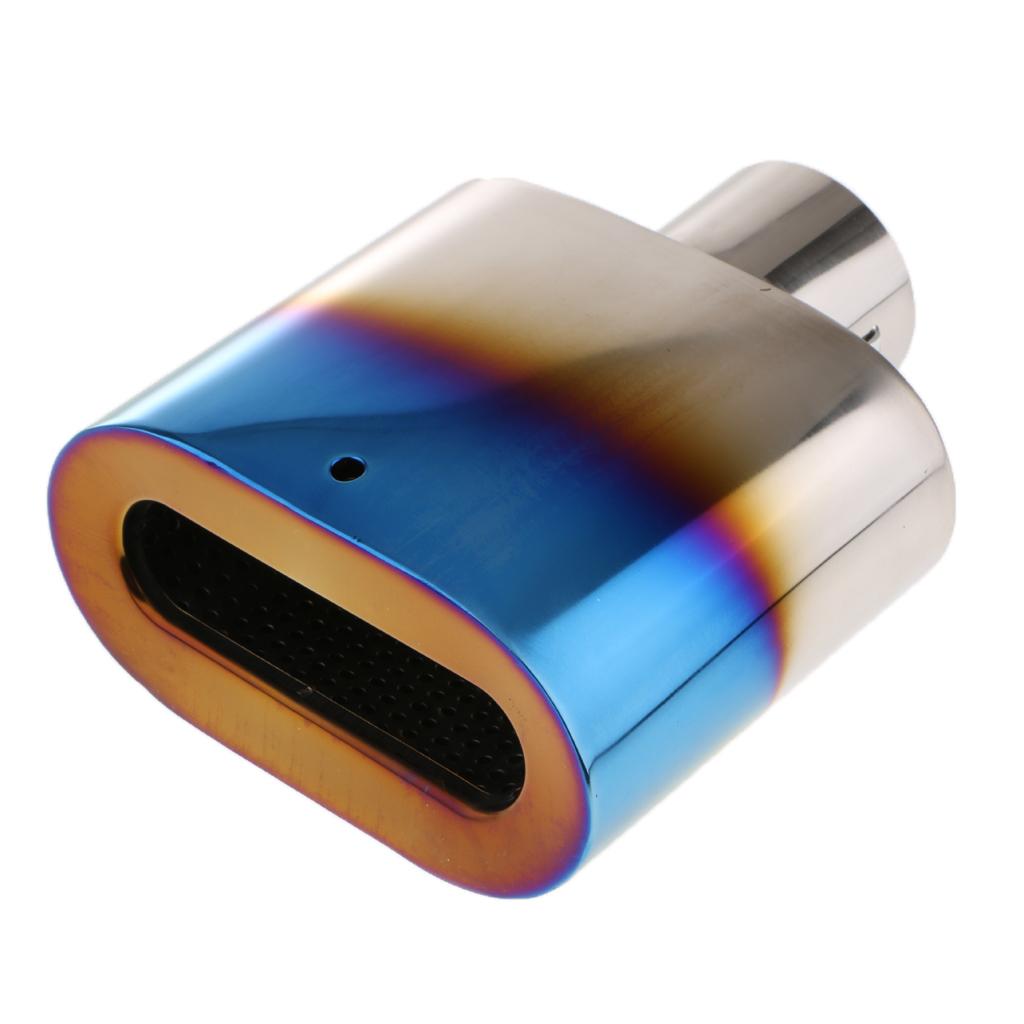 Car Truck Tail Throat Pipe Exhaust Pipe Trim Tips Muffler Pipe