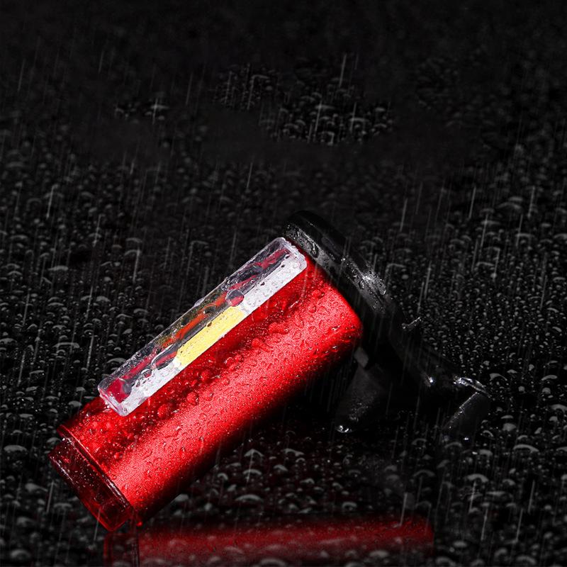 Đèn LED dành cho xe đạp Đèn sau xe đạp 3 màu USB LED có thể sạc lại Đèn sau xe đạp Đèn pin cảnh báo an toàn Đi xe đạp