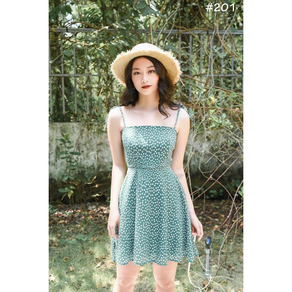 Đầm hoa nhí 2 dây siêu xinh