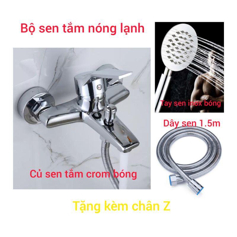 Vòi sen tắm nóng lạnh  inox 304