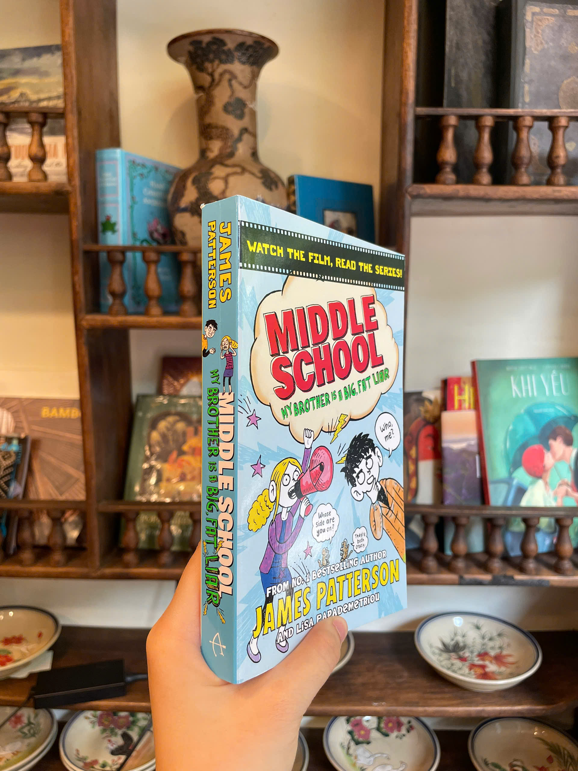 Sách - Middle School My Brother Is A Big Fat Liar by James Patterson - Sách ngoại văn, sách thiếu nhi tiếng Anh, bìa mềm