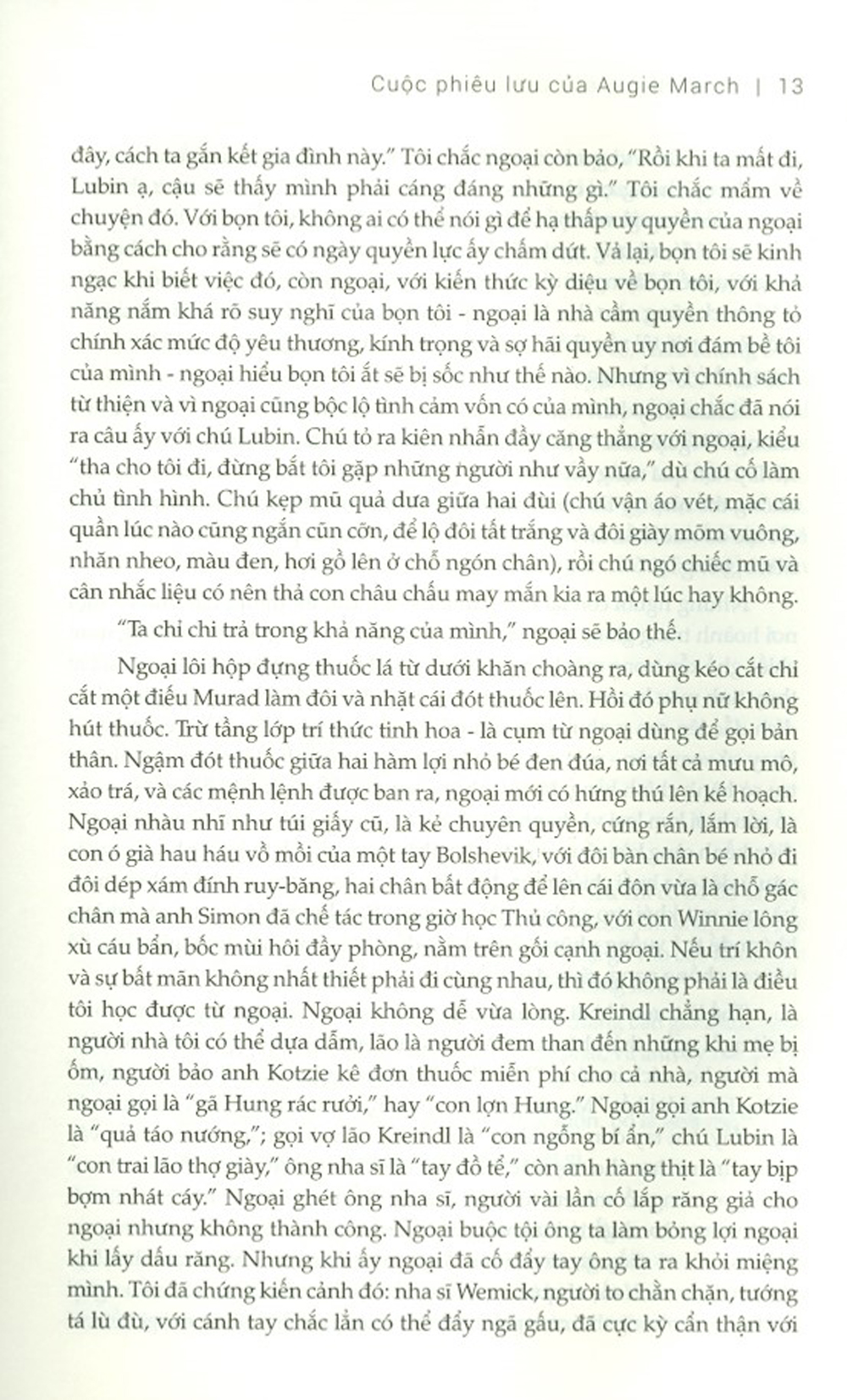 Cuộc Phiêu Lưu Của Augie March