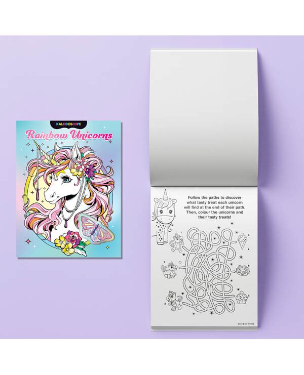 Kaleidoscope Colouring Kit Rainbow Unicorns