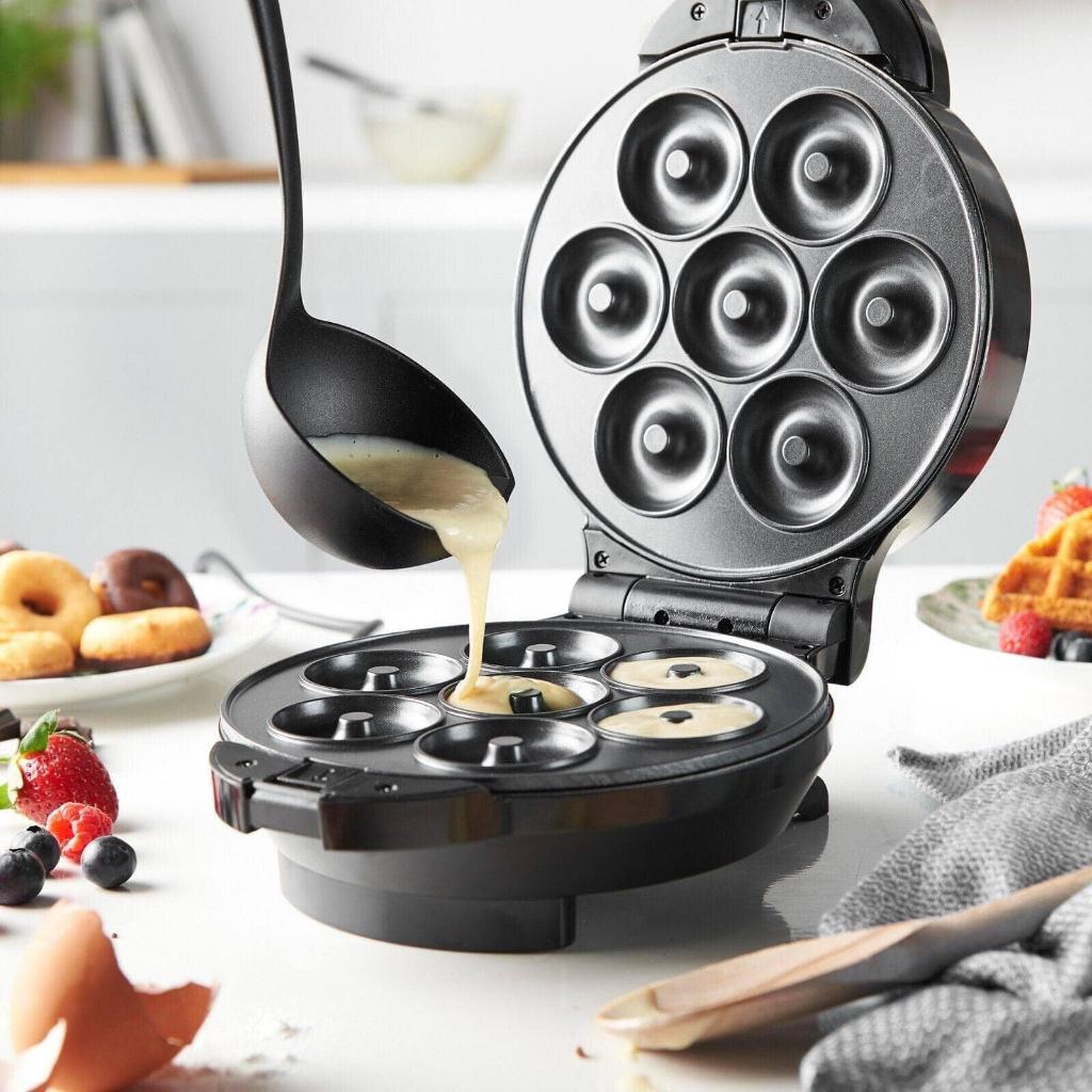 Máy Nướng Bánh Quế VONSHEF, Máy Làm Bánh Waffle, Brownie & Doughnut, Nhập Đức, BH 12 Tháng