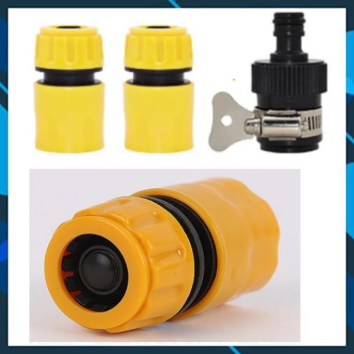 Bộ dây vòi xịt nước rửa xe,tưới cây ,tăng áp 3 lần,loại 3m,5m 206701-3 đầu đồng,cút,nối nhựa đ+ túi đựng bút