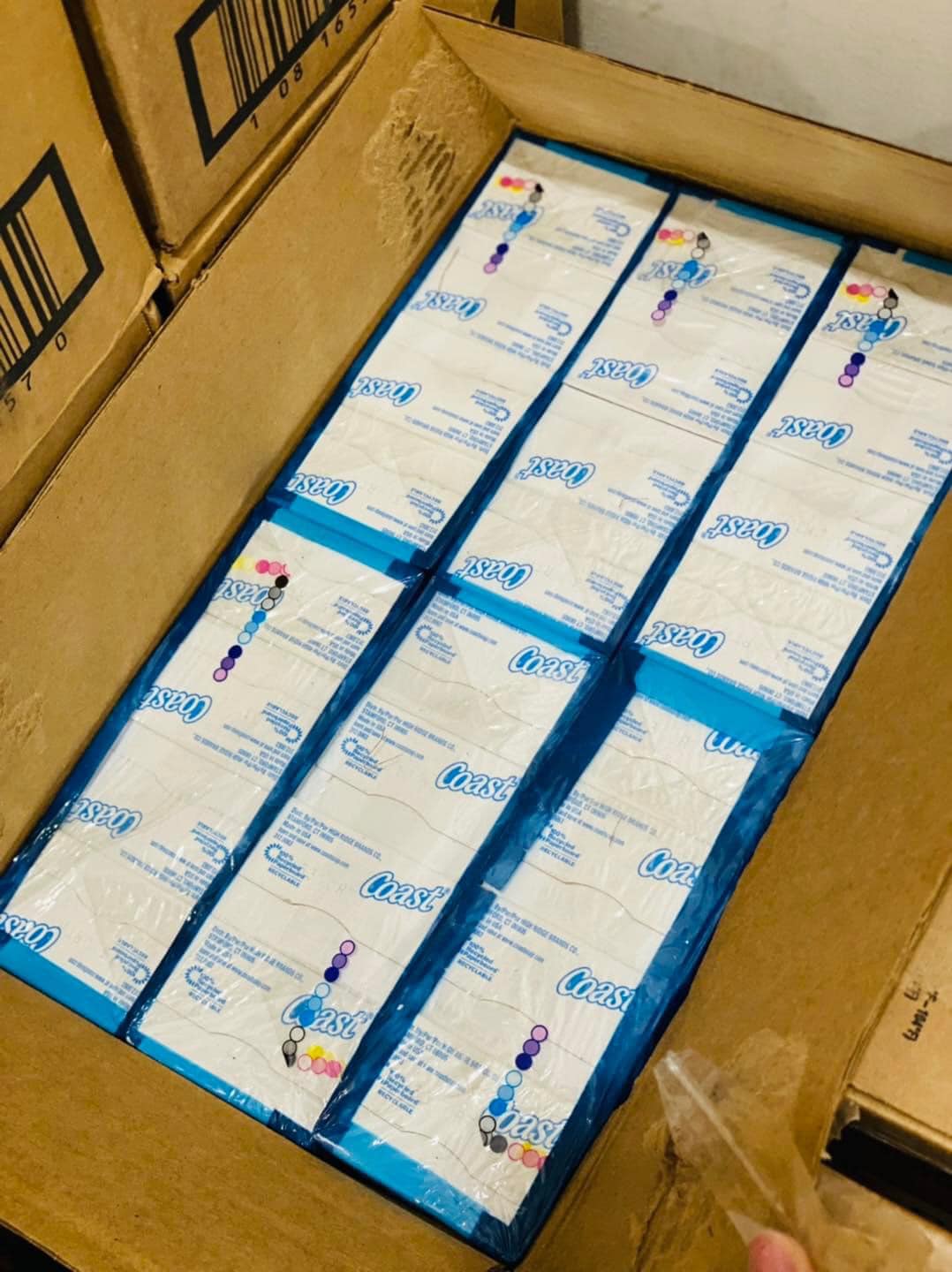 thùng 6 lốc Xà bông Coast dạng cục 113g ( giao mẫu ngẫu nhiên )