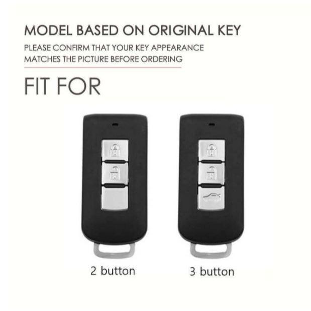 Ốp bảo vệ chìa khóa mitsubishi, bọc chìa khóa mitsubishi outlander, xpander, attrage, triton, pajero chất liệu kim loại