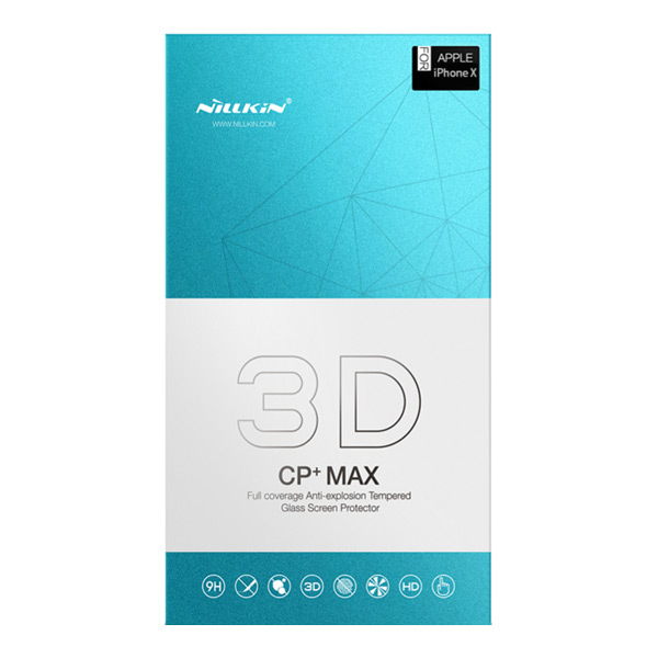 Kính Cường Lực Full Màn Hình Nillkin 3D CP+ MAX Cho Iphone X - Hàng Chính Hãng