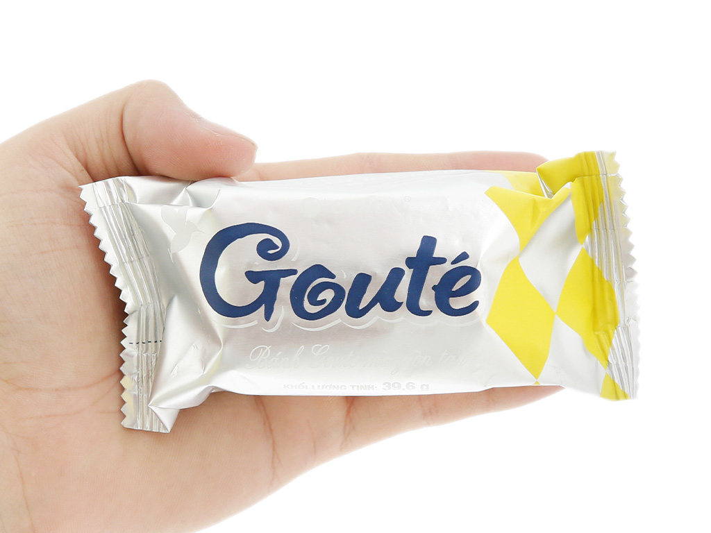 Bánh Quy Mè Giòn Goute - Hộp 4 gói x 39.6g
