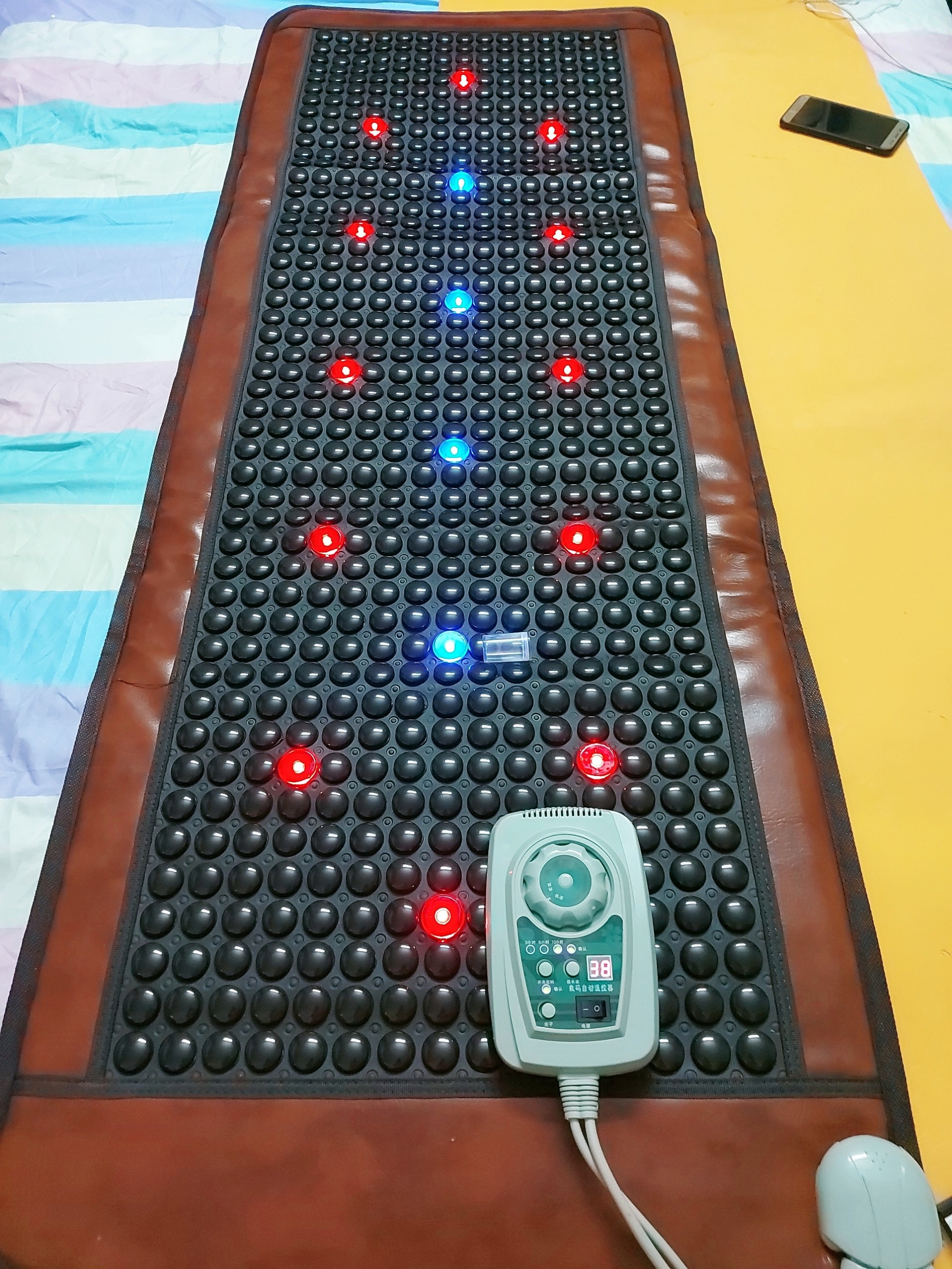 Thảm đá nóng Laser+ sóng siêu trường, hồng ngoại 60x165cm