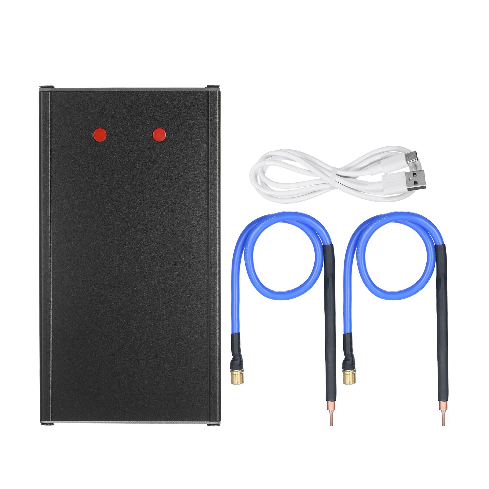 Portable Pulse Spot Welder Rechargeable Mini Spot Welding Machine with 2 Welder Pen Household DIY 18650/21700/32650