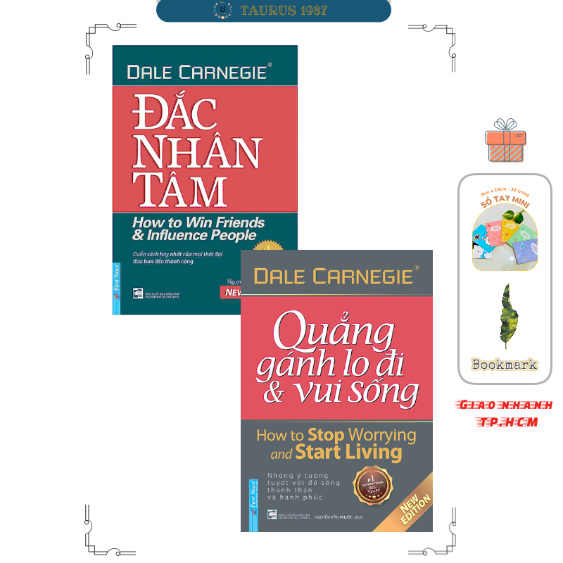 Combo Quẳng Gánh Lo Đi Và Vui Sống Đắc Nhân Tâm Bìa Cứng - Dale Carnegie