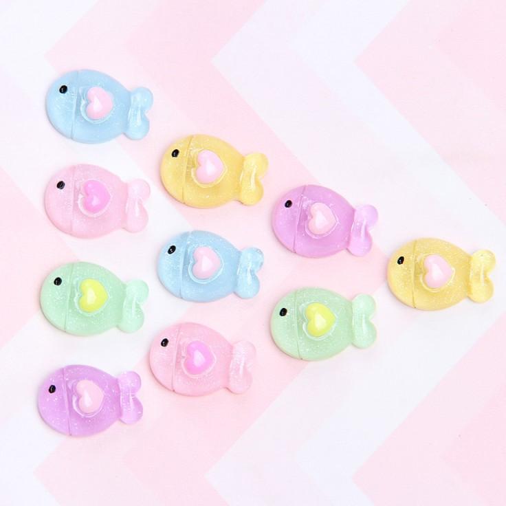 Chuyên Charm * Charm cá béo nhỏ xinh cho các bạn trang trí vỏ ốp điện thoại, Jibbitz, DIY