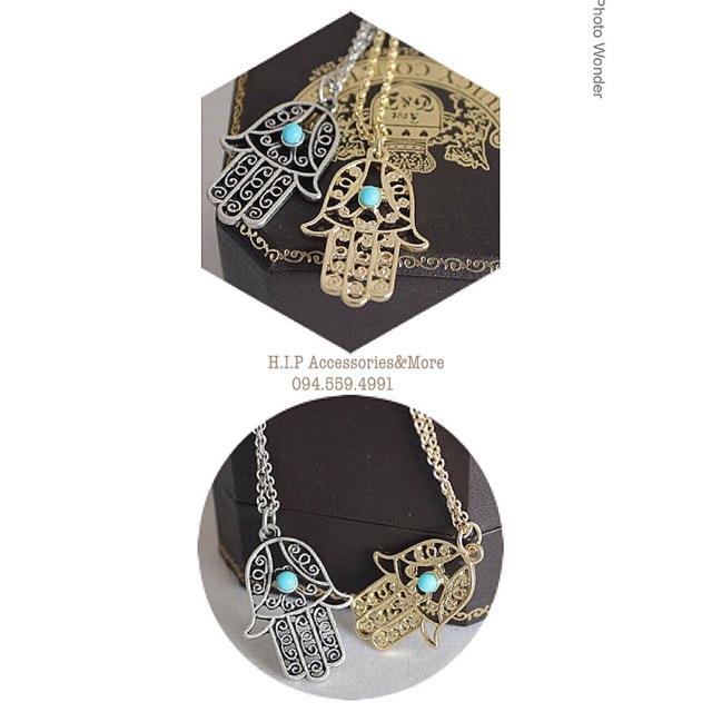 Dây chuyền bàn tay hamsa