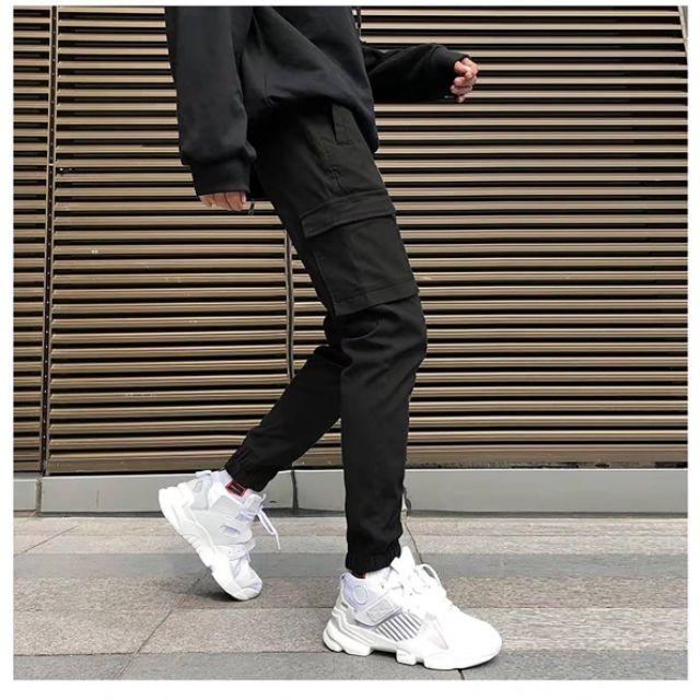 Quần Jogger kaki Túi Hộp Unisex