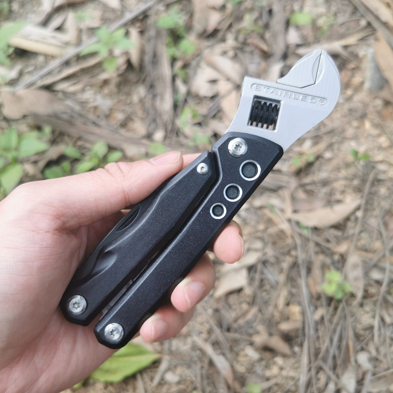 Mỏ lết kiêm EDC Multitools kìm dao mở bia tô vít đa năng