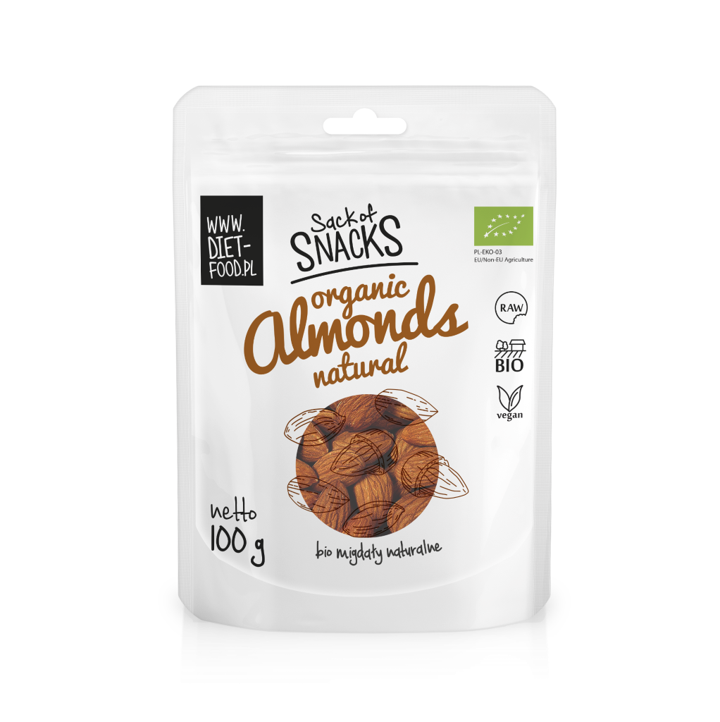 Hạt Hạnh Nhân Hữu Cơ Diet Food Organic Almond