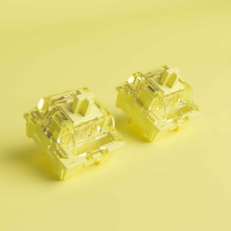 Bộ 45 Switch cơ Akko V3 Cream Yellow - Hàng chính hãng