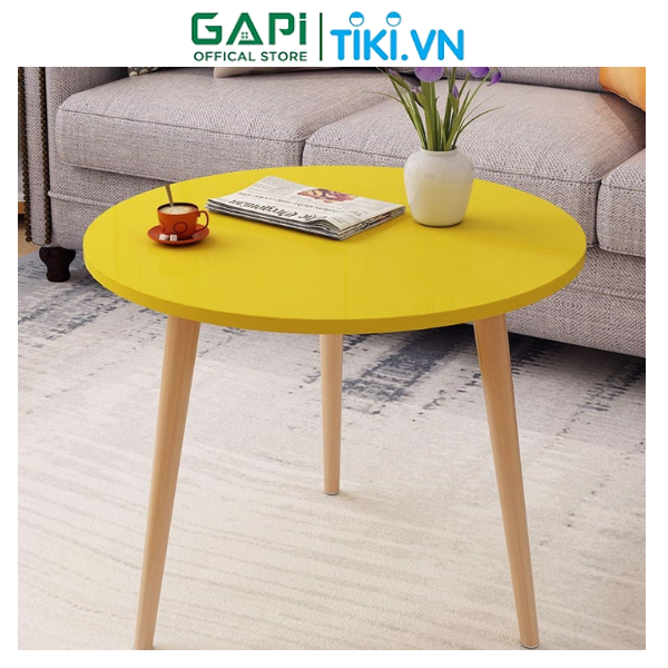 Bàn trà sofa vintage GAPI, bàn cafe chân gỗ sồi hiện đại, tạo điểm nhấn cho mọi không gian BT50M