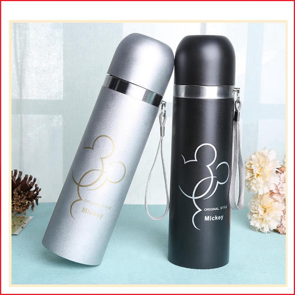 Bình giữ nhiệt 500ml hình in 1 màu Model22001 ly cốc cách nhiệt