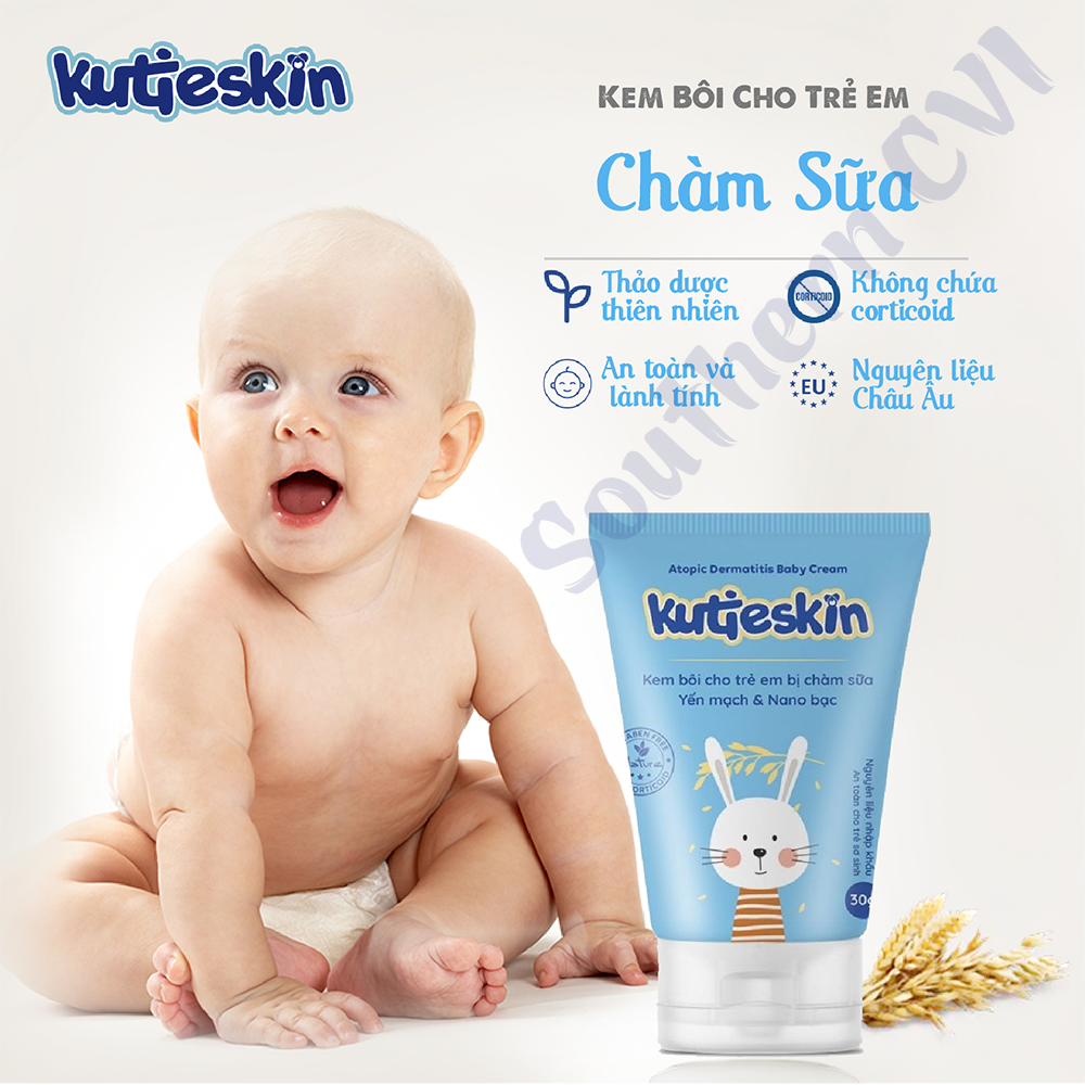 Kutieskin 30G - Kem Bôi Chàm Sữa Cho Bé