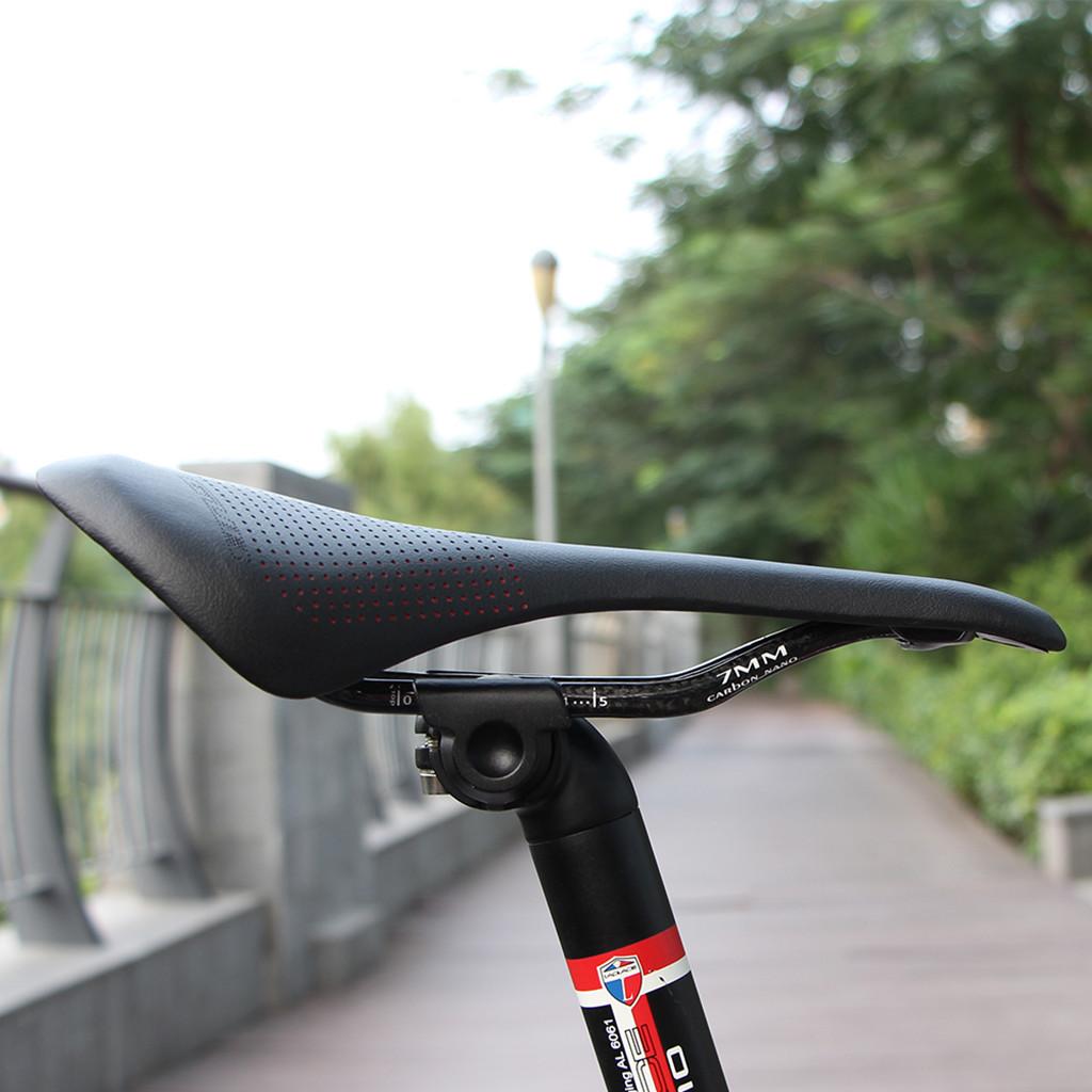 Padded Bike Saddle Comfy Lightweight Carbon Fiber Mountain Bike Bicycle Saddle Seat Universal
